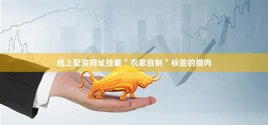 线上配资网址挂着＂农家自制＂标签的腊肉